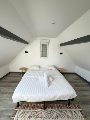 Letto o letti in una camera di Soh Rent Appartement 3p Schiltigheim