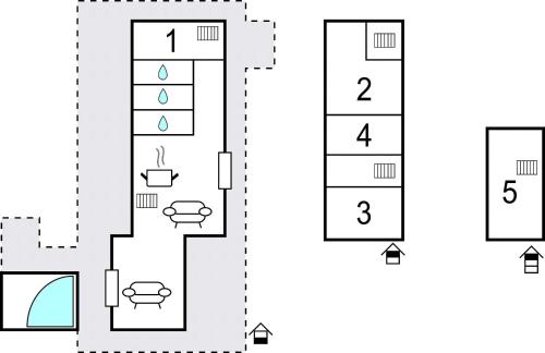 a schematic diagram of the experimental apparatus at Nice Home In Kerlouan With Wifi in Kerlouan