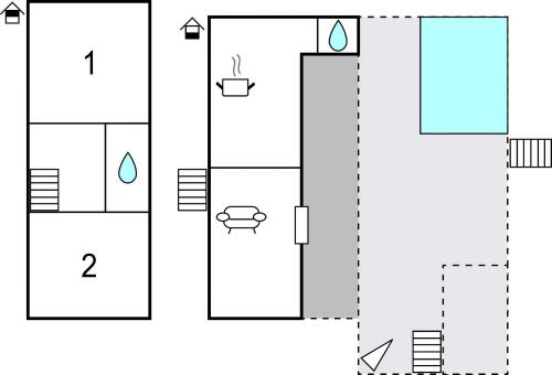 Pelan lantai bagi Holiday Home Kozljak With Fireplace 02