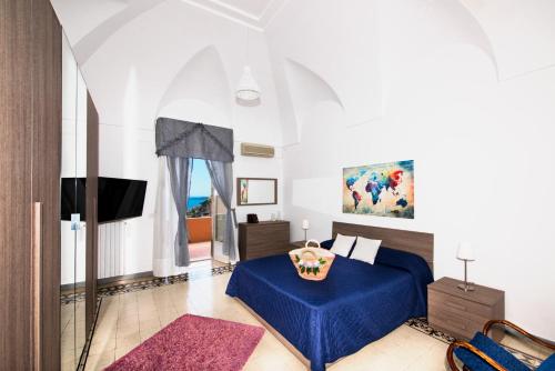 Postel nebo postele na pokoji v ubytování Villa Setteventi