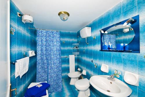 Koupelna v ubytování Villa Setteventi