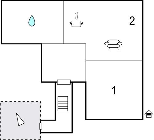 Pelan lantai bagi Apartment Obala Morinje I