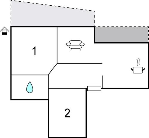 Gorgeous Apartment In Rabac With Wifiの見取り図または間取り図