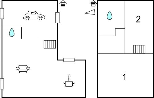 Půdorys ubytování La Maison D'ici Et D'ailleurs