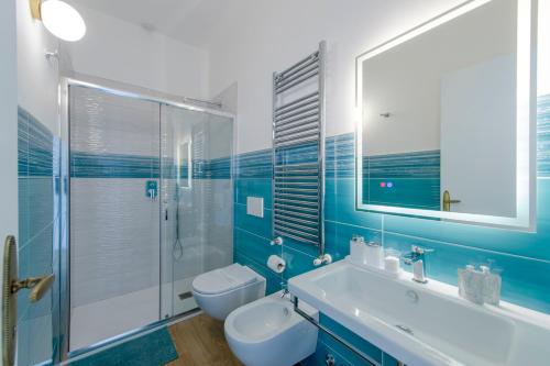 Koupelna v ubytování Malù B&B