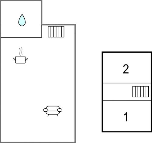 two diagrams of a periodic table with the numbertwo and one electron at Amazing Home In Thierville in Thierville
