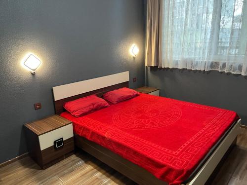 Postel nebo postele na pokoji v ubytování Batumi Seaside Dreams