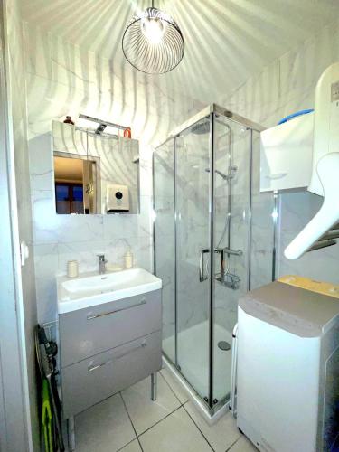 Et badeværelse på Le nid des Landes