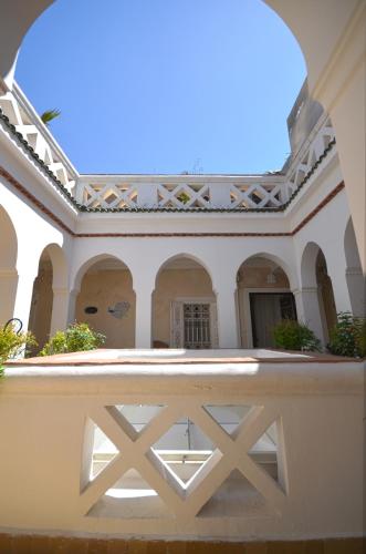 a view of the courtyard of a building at Riad Palais Des Princesses & Spa in Marrakesh