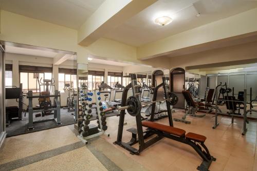 Γυμναστήριο ή/και όργανα γυμναστικής στο Holiday Express Hotel Kampala