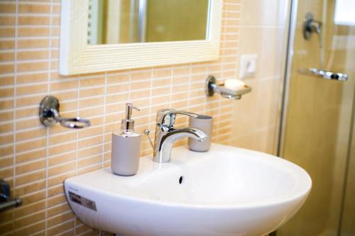Koupelna v ubytování B&B Le Bianche