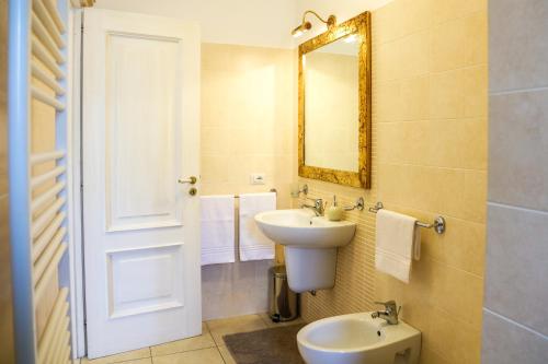 Koupelna v ubytování B&B Le Bianche