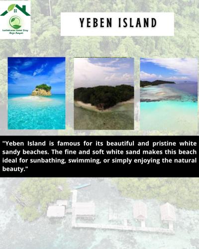 a island is famous for its beautiful and pristine white sandy beaches at Korbekwan Homestay in Besir