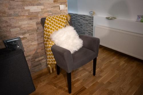 Χώρος καθιστικού στο Cozy Love Nest
