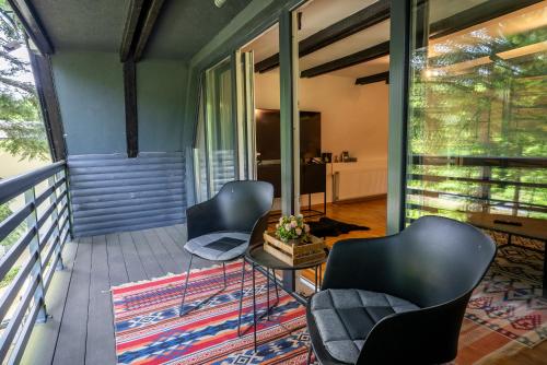 Χώρος καθιστικού στο Cozy Love Nest