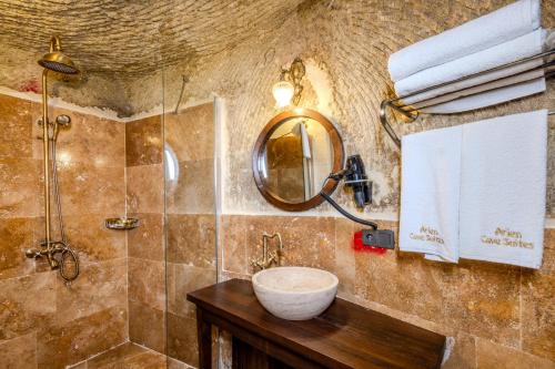 Koupelna v ubytování ARIEN CAVE Hotel