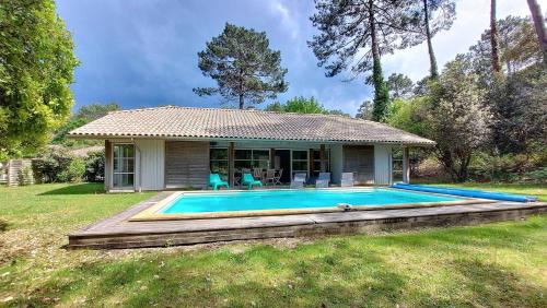 M-Clairière aux Chevreuils 01-Moliets Maison avec piscine privée proche océan