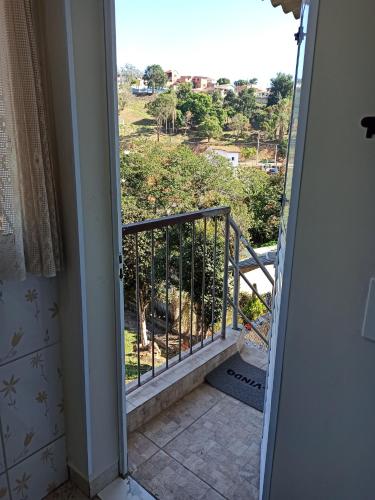 Balkoni atau teres di Apartamento 3 Ótima Localização