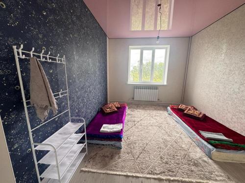 Postel nebo postele na pokoji v ubytování Ulukhaus