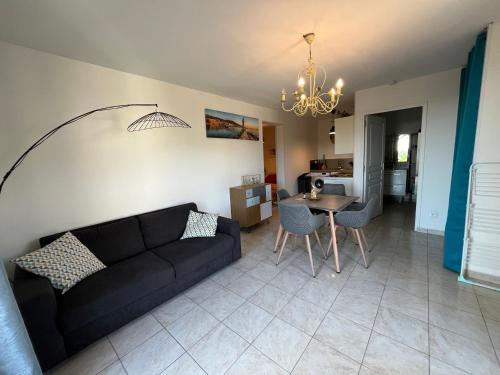 Posezení v ubytování Appartement vue mer imprenable.