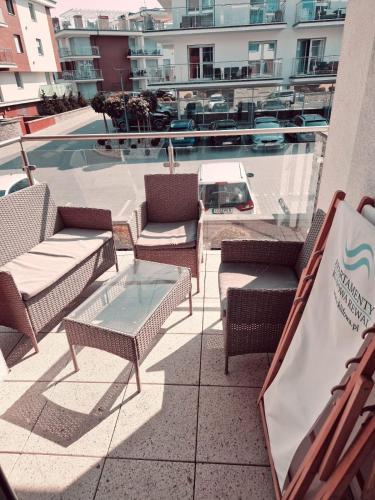 Χώρος καθιστικού στο Rewalove Apartamenty - apartament typu studio