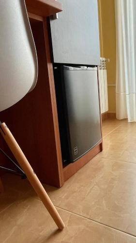 Кухня или мини-кухня в Hotel Atlántico Sanxenxo
