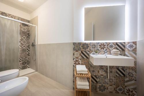 Koupelna v ubytování Hotel Altea