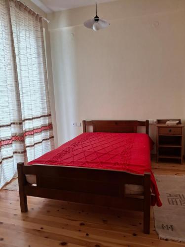 Кровать или кровати в номере 4BR Trekkers Retreat in Spilaio Grevena