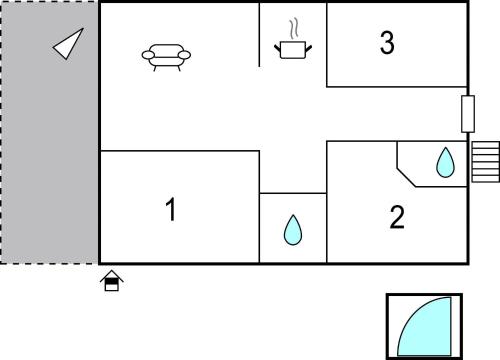 a schematic diagram of the experimental setup at Awesome Apartment In Barbat With Wifi in Barbat na Rabu