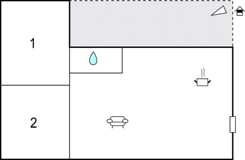 a schematic diagram of the experimental setup with two outputs at Gorgeous Apartment In Cori With Kitchen in Cori
