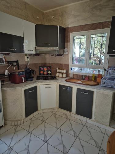 Dapur atau dapur kecil di VILLA SHADYA Djerba