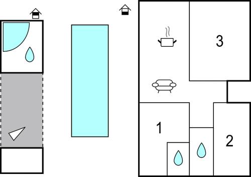 a set of diagrams showing the steps of converting a square into a diagram at Lovely Home In Razanac With Wifi in Ražanac