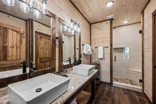 Ένα μπάνιο στο Kodiak Chalet