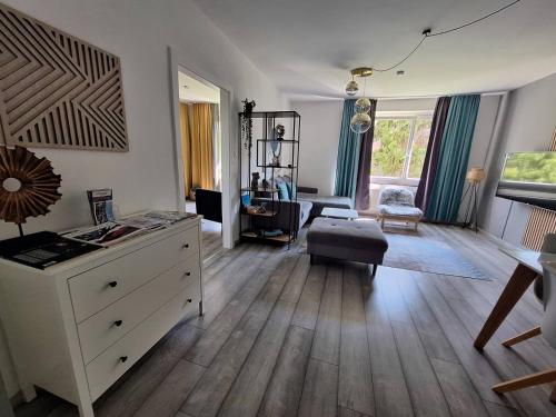 Χώρος καθιστικού στο La Vida appartment 1