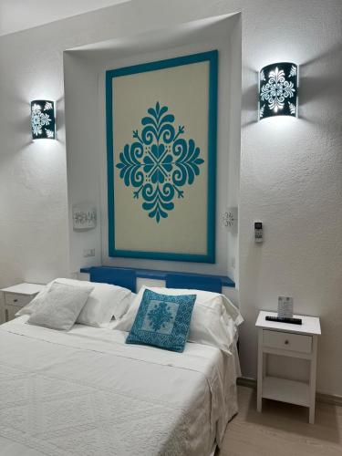 Ένα ή περισσότερα κρεβάτια σε δωμάτιο στο Hotel Da Cecco