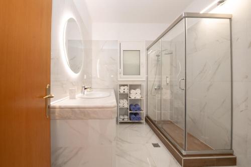 Koupelna v ubytování Casa Serena