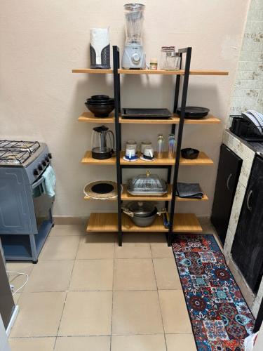 Siyôrô Meublée 주방 또는 간이 주방