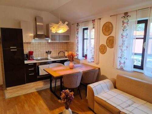 Η κουζίνα ή μικρή κουζίνα στο Shadow of Nehaj - Two Bedroom Apartment with Mountin View