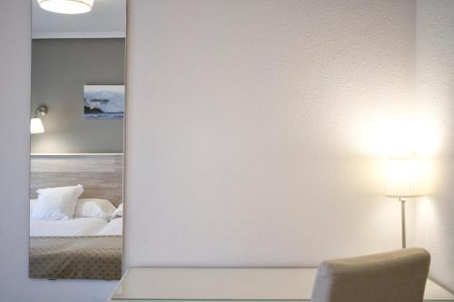 Кровать или кровати в номере Hotel Don Pepe