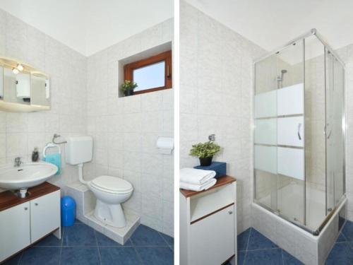 Koupelna v ubytování Apartments Nina - One Bedroom Apartment with Balcony A2