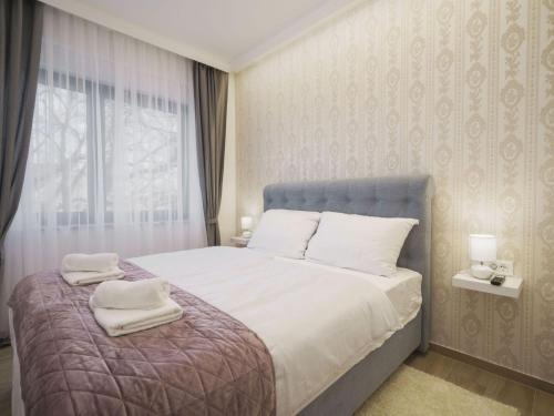 Voodi või voodid majutusasutuse Two Bedroom Villa with Terrace and Swimping pool toas