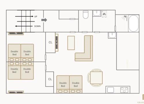 Plano de Hotel GRACIAS KOBE