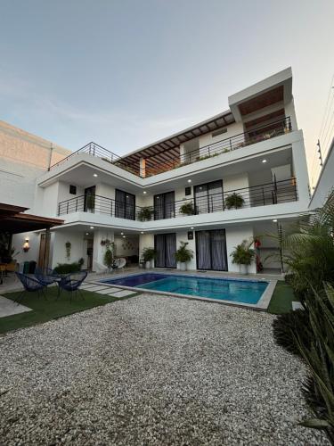 Swimmingpoolen hos eller tæt på Cabaña Milagro Bonito