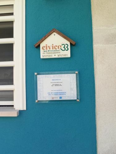 Certifikát, hodnocení, plakát nebo jiný dokument vystavený v ubytování CIVICO 33