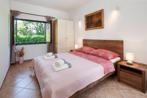 Postel nebo postele na pokoji v ubytování Apartmani Svoboda