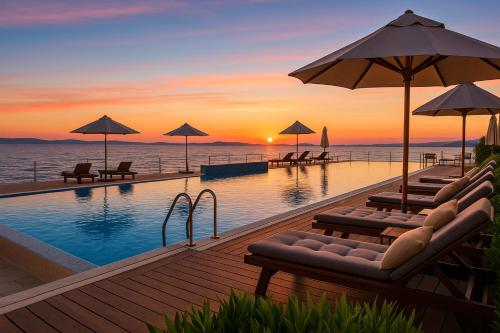 Sunny Resort apartment with sea view 1142