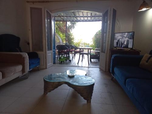 Χώρος καθιστικού στο شالية قرية اللوتس