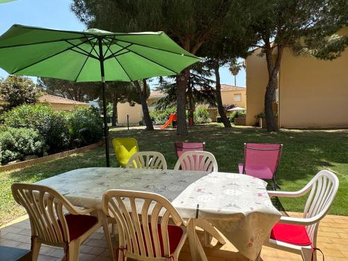 JolieT2 ,RDC,piscine,clim,parking,tennis ,Canet en Roussillon