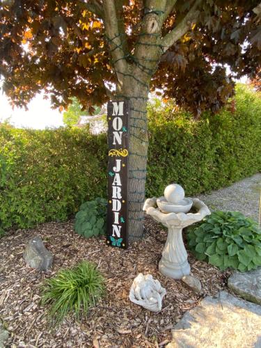 Zahrada ubytování MonJardin Bed and Breakfast
