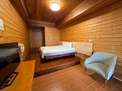 Posezení v ubytování Dingdai Glass Villa
